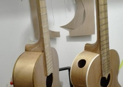 2^ chitarra classica livornese realizzata con materiale di risulta